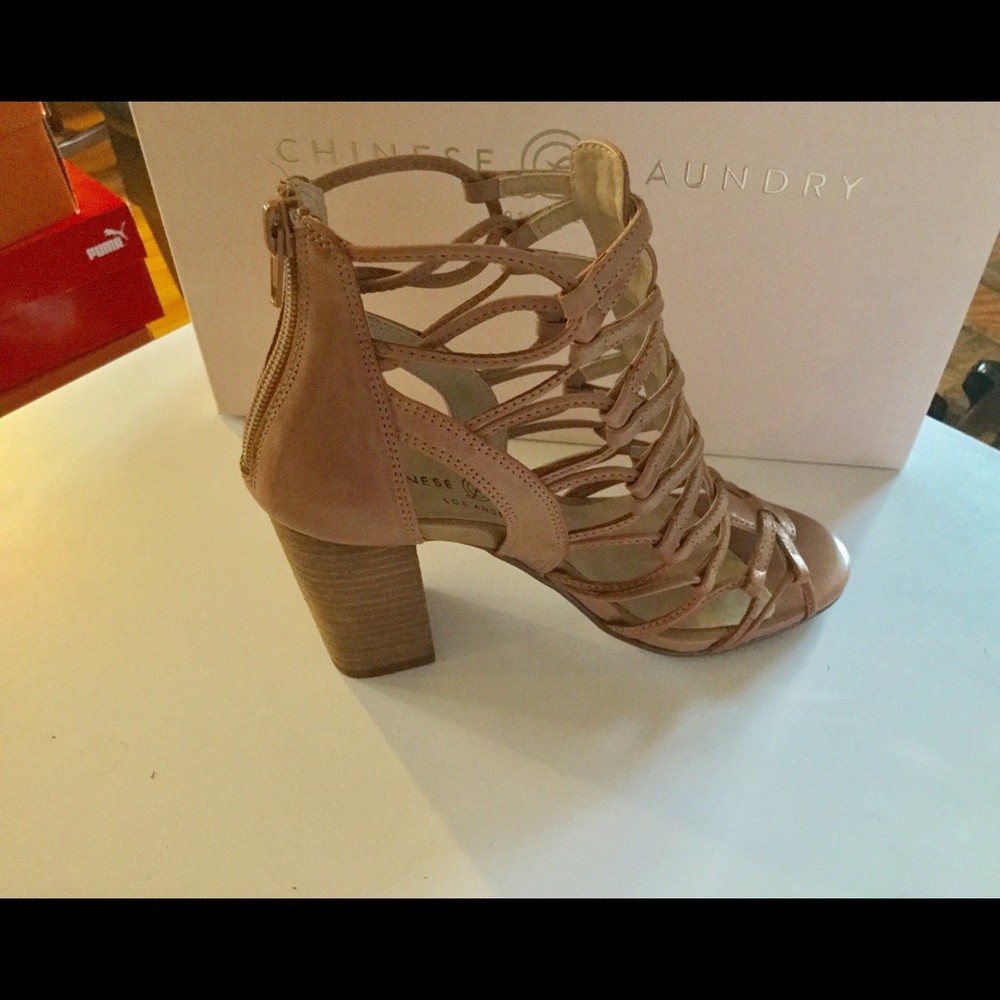 Chinese Laundry Tegan neutral  heel